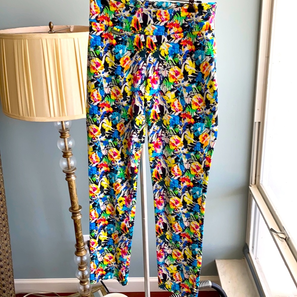 Stretchy colorful pants!